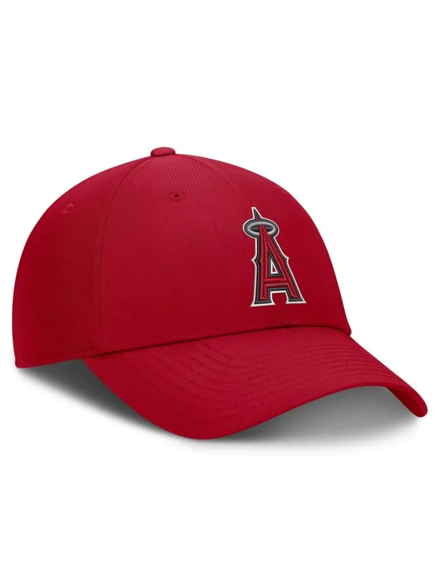 Бейсболка Nike Dri-FIT Club с вышивкой логотипа Los Angeles Angels — изображение 3 из 4, красный