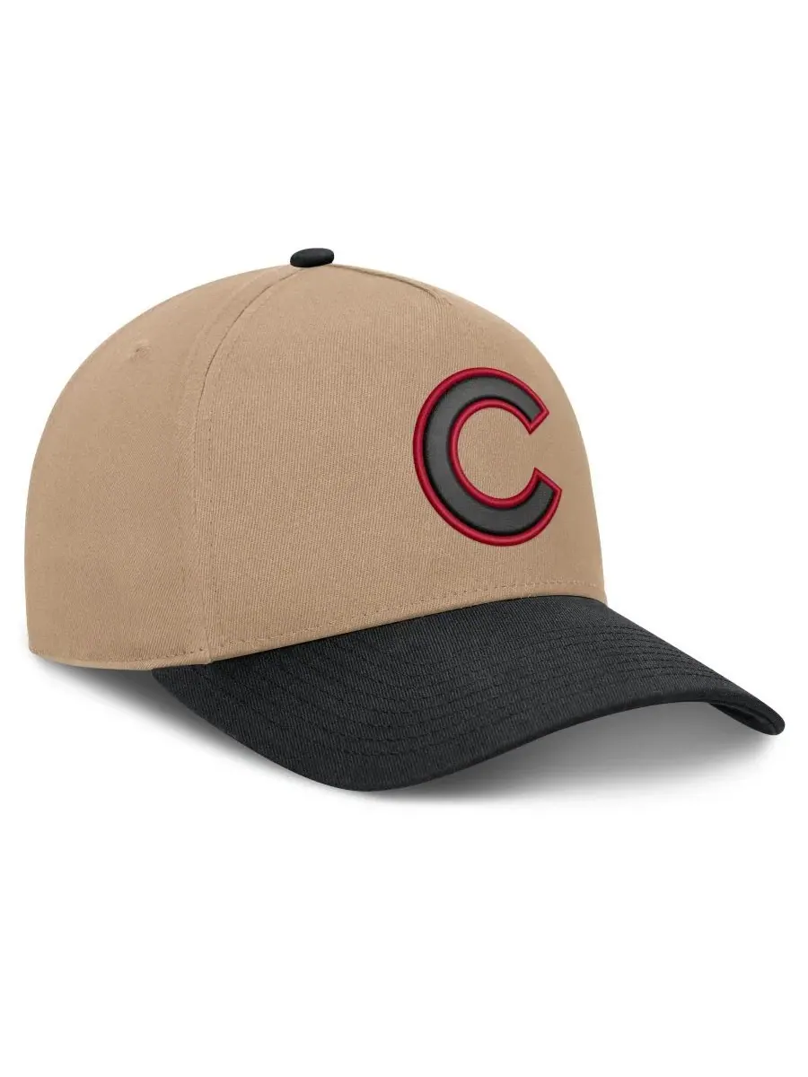 Кепка Nike Chicago Cubs Rise A-Frame с вышитым логотипом — изображение 3 из 4, хаки черный
