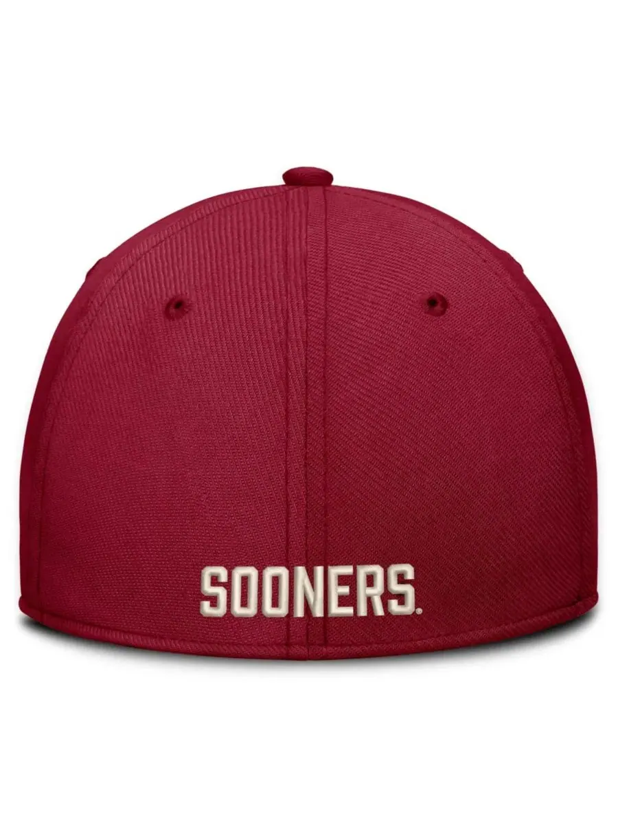 Кепка Nike Dri-FIT Vintage Rise Swooshflex Flex Hat — изображение 4 из 4, красный