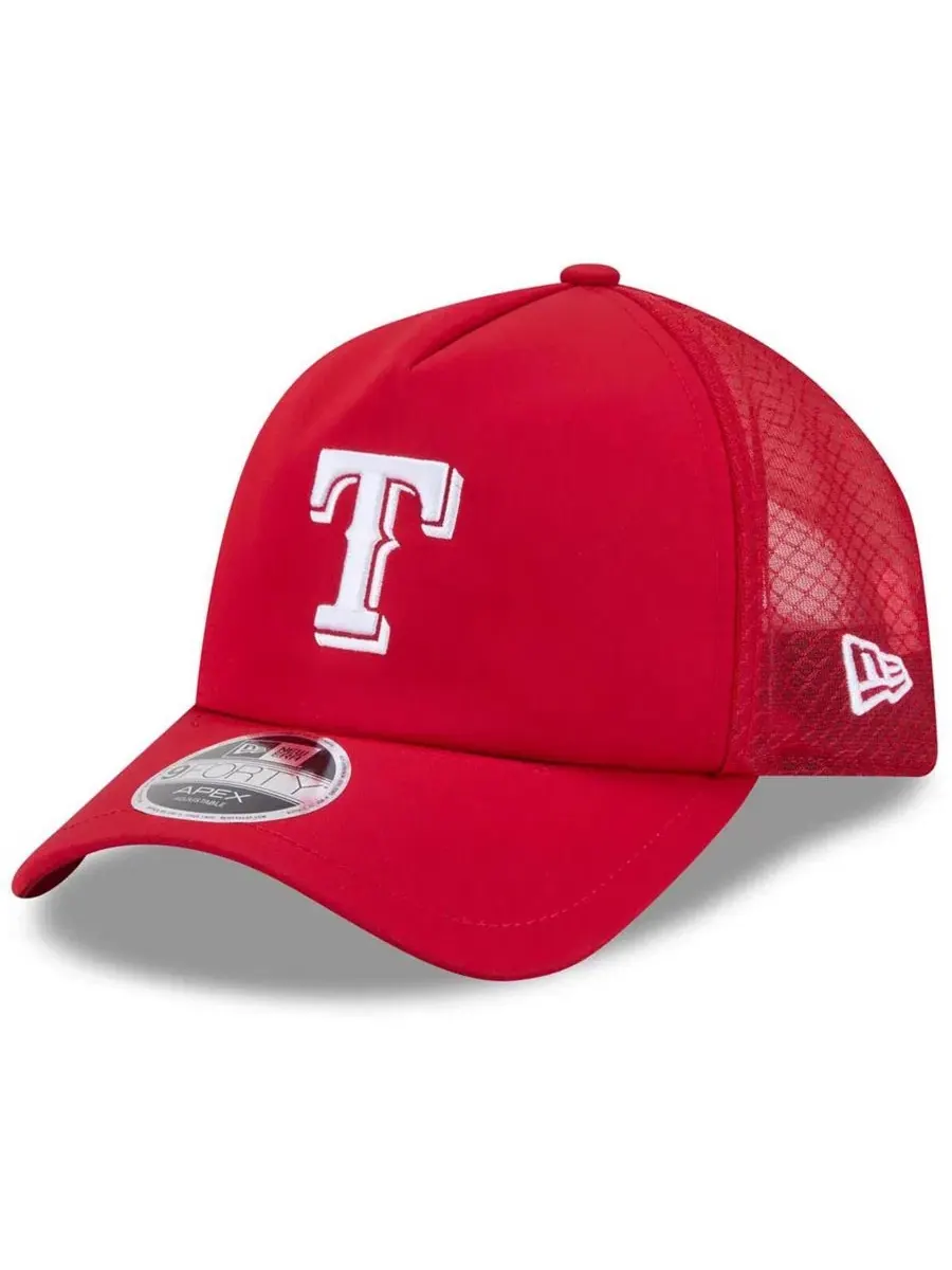 Бейсболка New Era Texas Rangers 2026 Batting Practice Apex 9FORTY