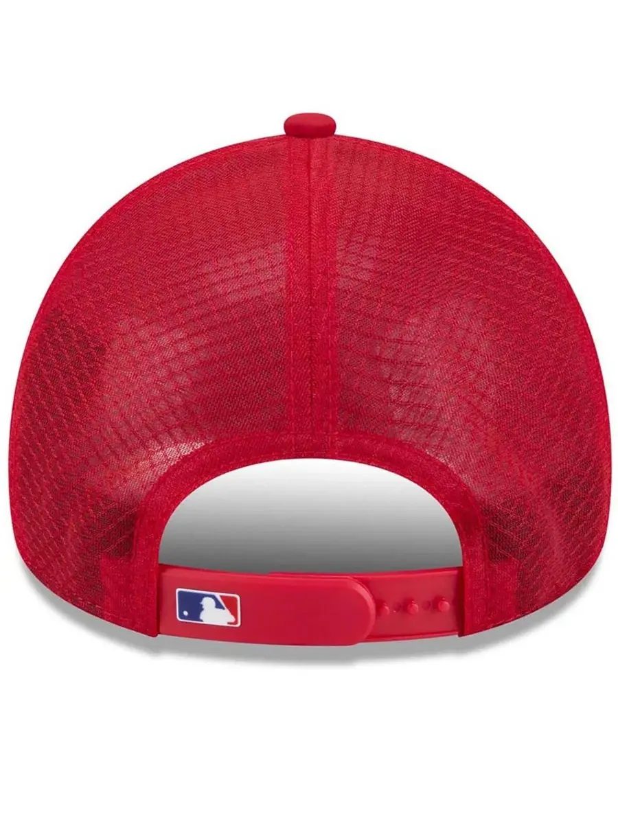 Бейсболка New Era Texas Rangers 2026 Batting Practice Apex 9FORTY — изображение 2 из 4, красный