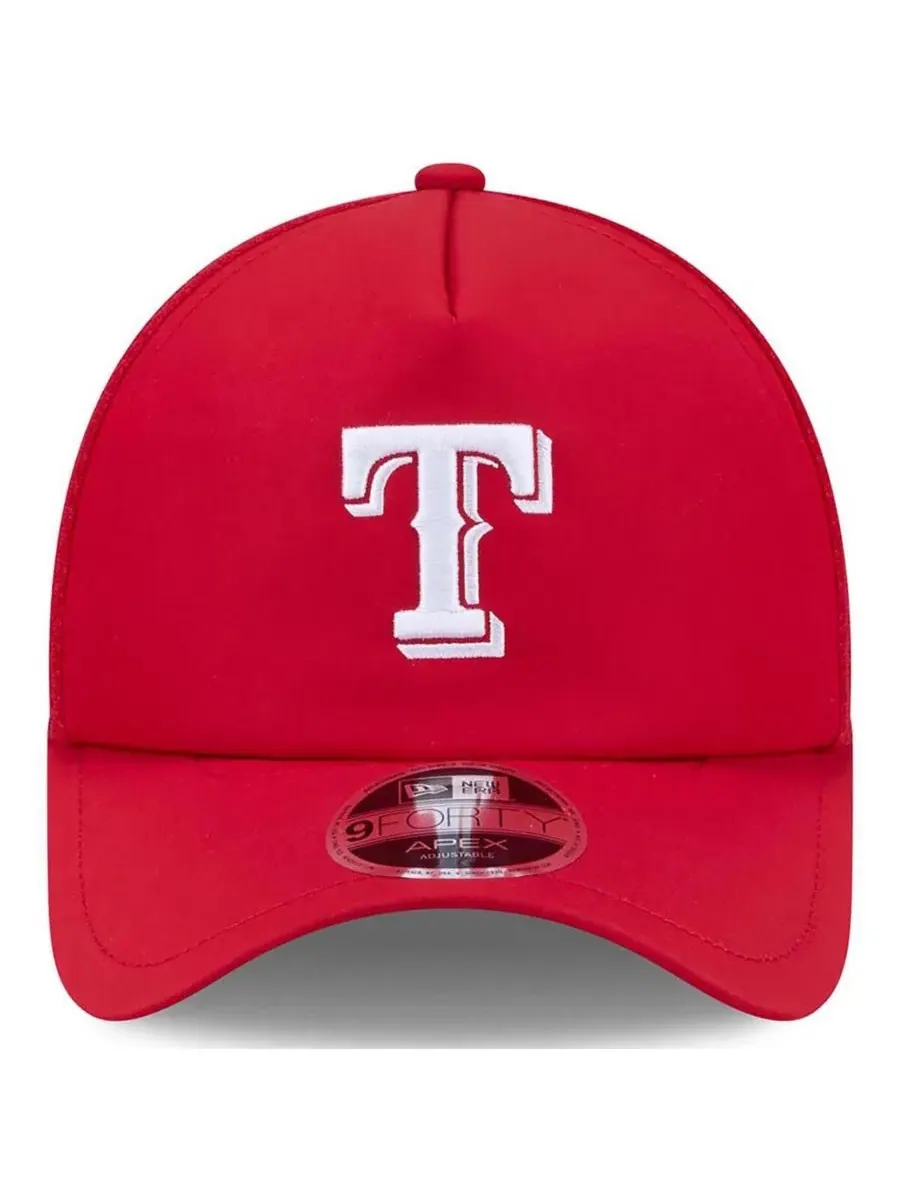 Бейсболка New Era Texas Rangers 2026 Batting Practice Apex 9FORTY — изображение 4 из 4, красный