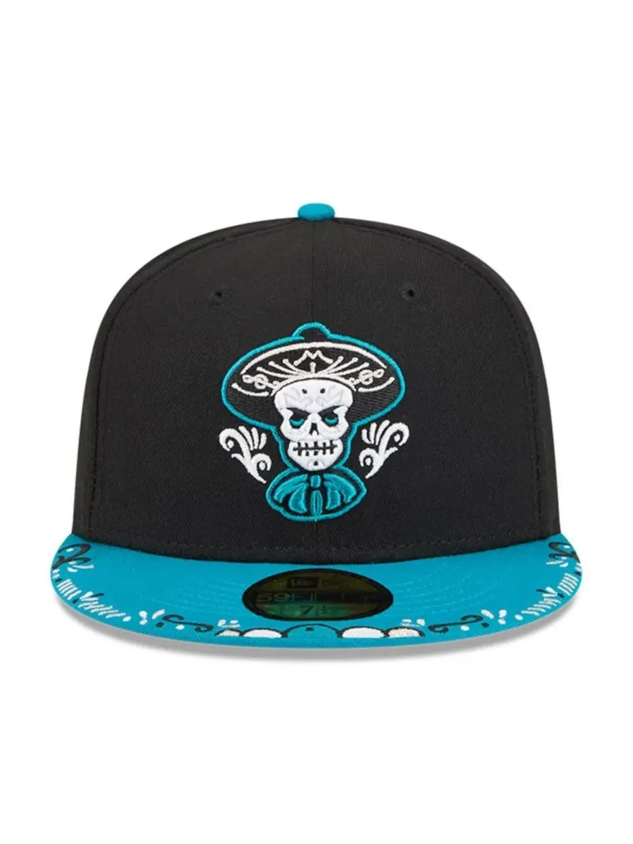 Бейсболка New Era Albuquerque Isotopes Copa De La Diversion 59FIFTY — изображение 5 из 5, черный синий
