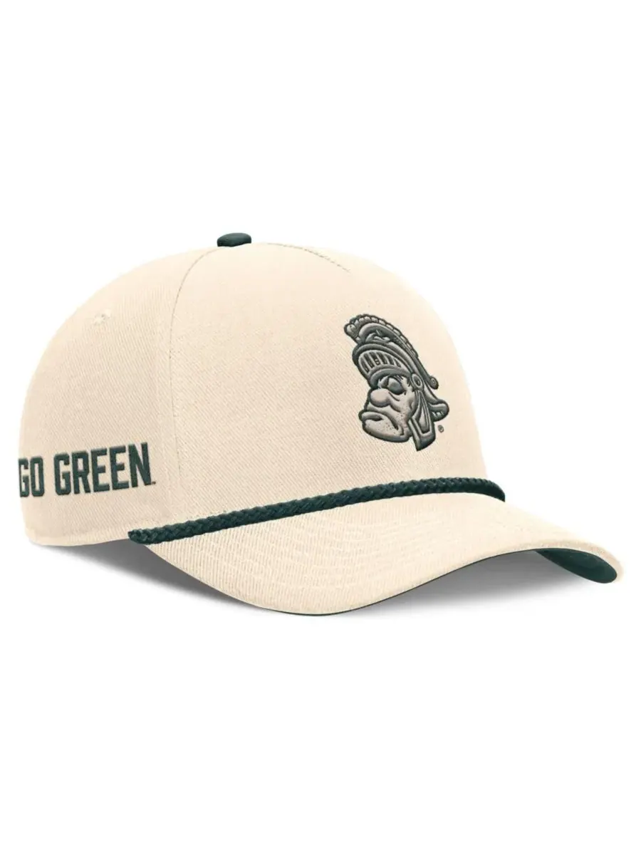 Кепка Nike Michigan State Spartans Legacy Vintage Rope Rise