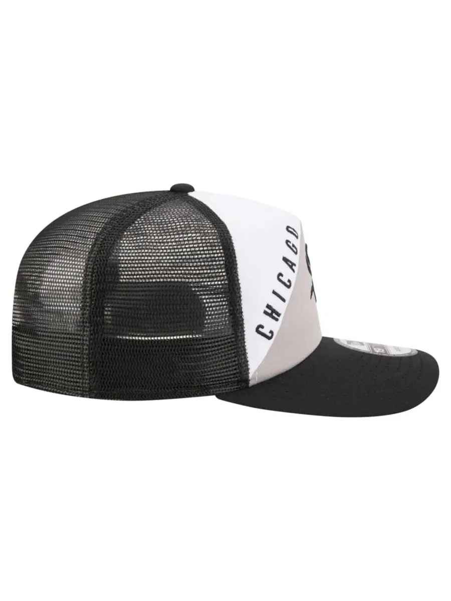 Бейсболка с вышивкой Chicago White Sox Retro Cut 19TWENTY New Era — изображение 7 из 7, белый черный