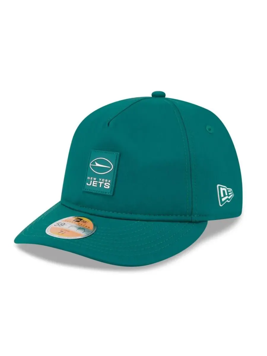 New Era Мужская зеленая кепка New York Jets 2025 Sideline Retro Crown 59FIFTY Fitted Hat