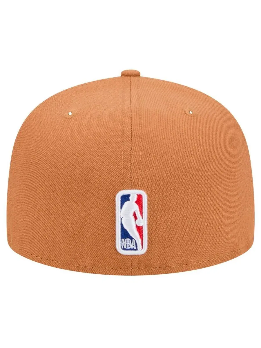 New Era Мужская бейсболка Philadelphia 76ers Color Pack 59FIFTY бежевого цвета — изображение 3 из 5, бежевый