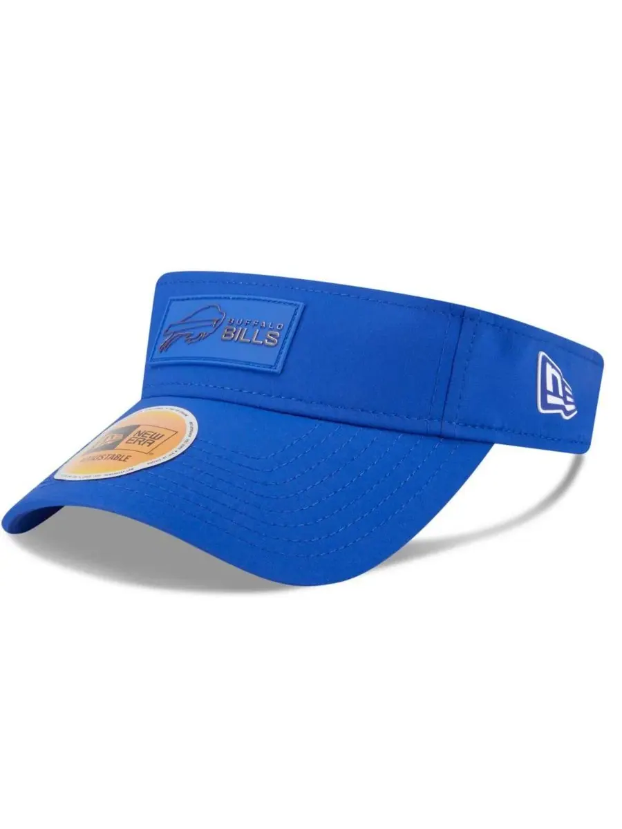 Мужская бейсболка Royal Buffalo Bills 2025 Sideline Visor Hat New Era