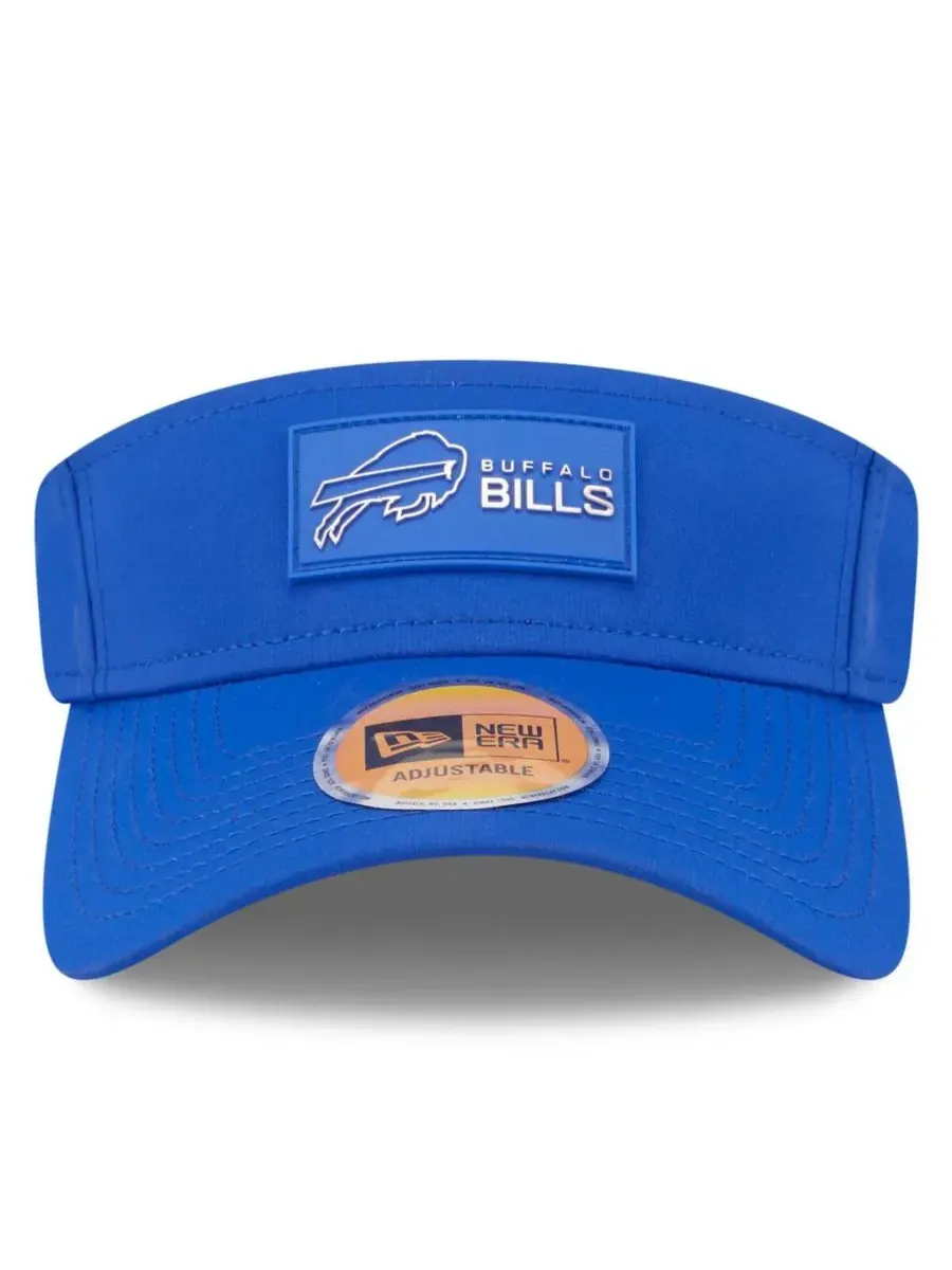 Мужская бейсболка Royal Buffalo Bills 2025 Sideline Visor Hat New Era — изображение 5 из 5, королевский
