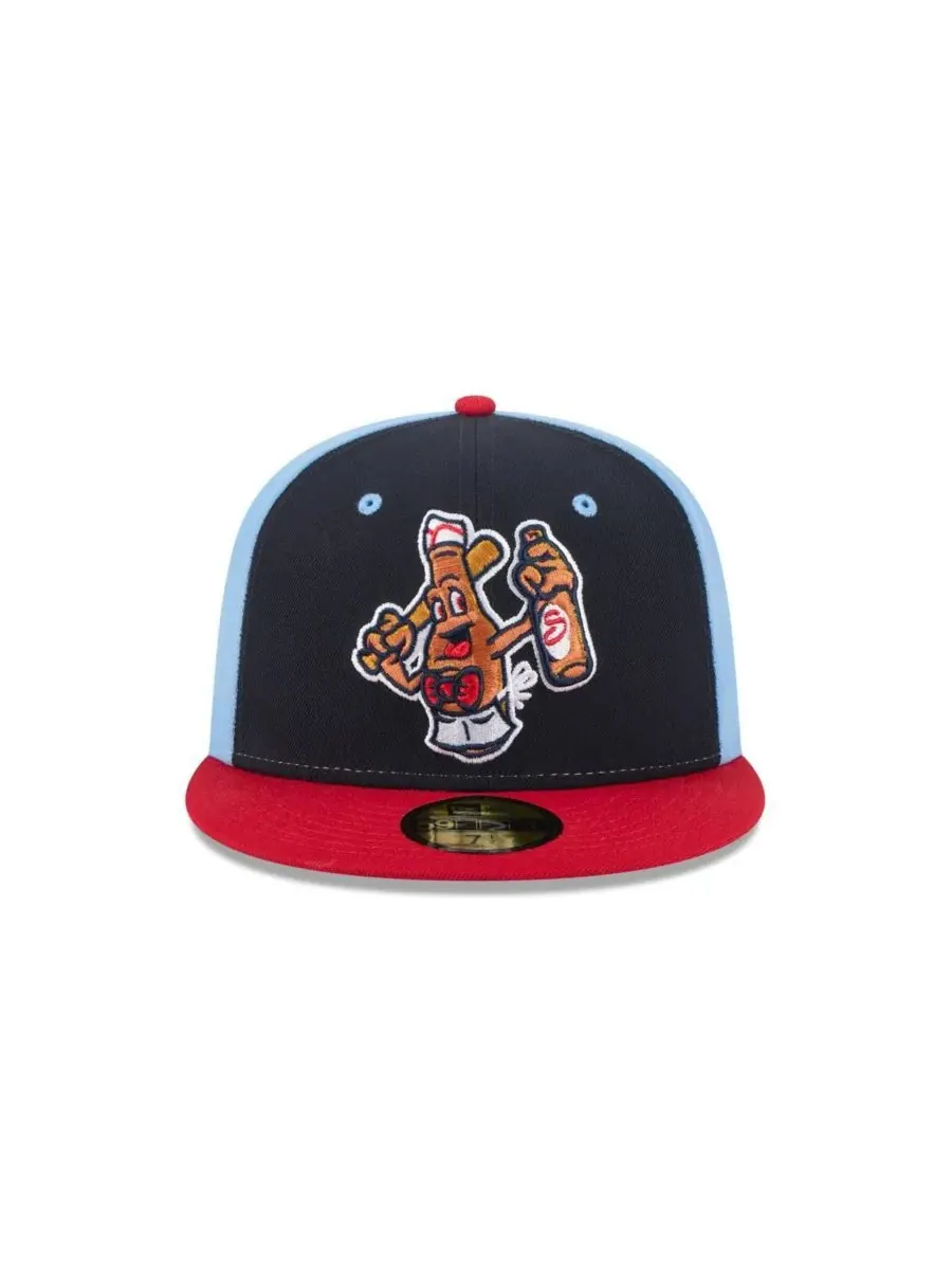 New Era Мужская темно-синяя кепка Salem Red Sox Theme Nights 59FIFTY — изображение 2 из 4, темно-синий