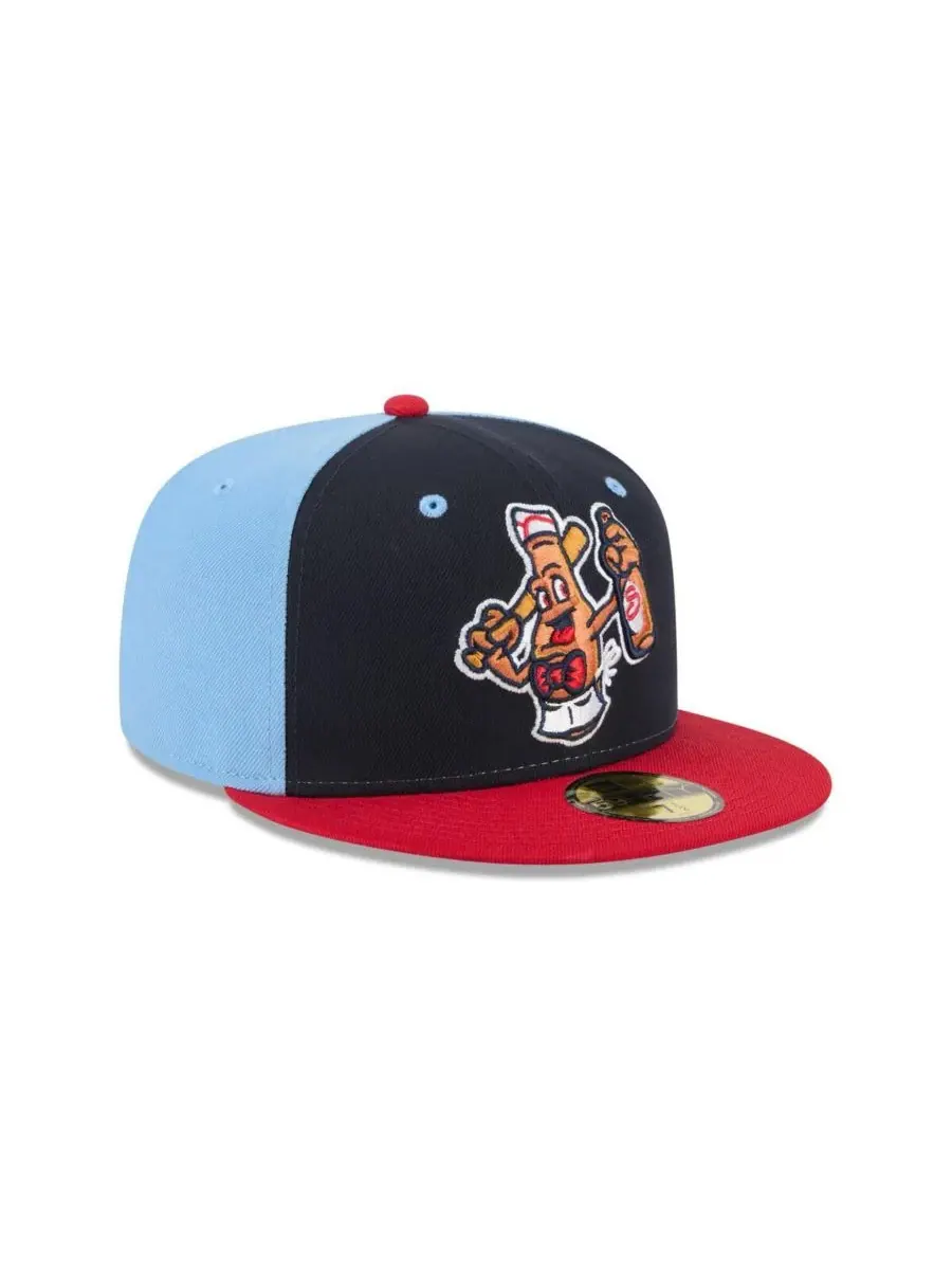 New Era Мужская темно-синяя кепка Salem Red Sox Theme Nights 59FIFTY — изображение 3 из 4, темно-синий