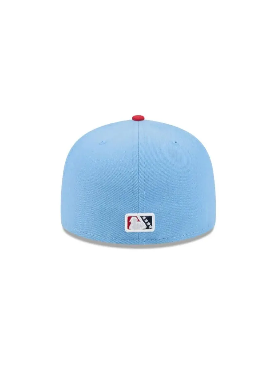 New Era Мужская темно-синяя кепка Salem Red Sox Theme Nights 59FIFTY — изображение 4 из 4, темно-синий