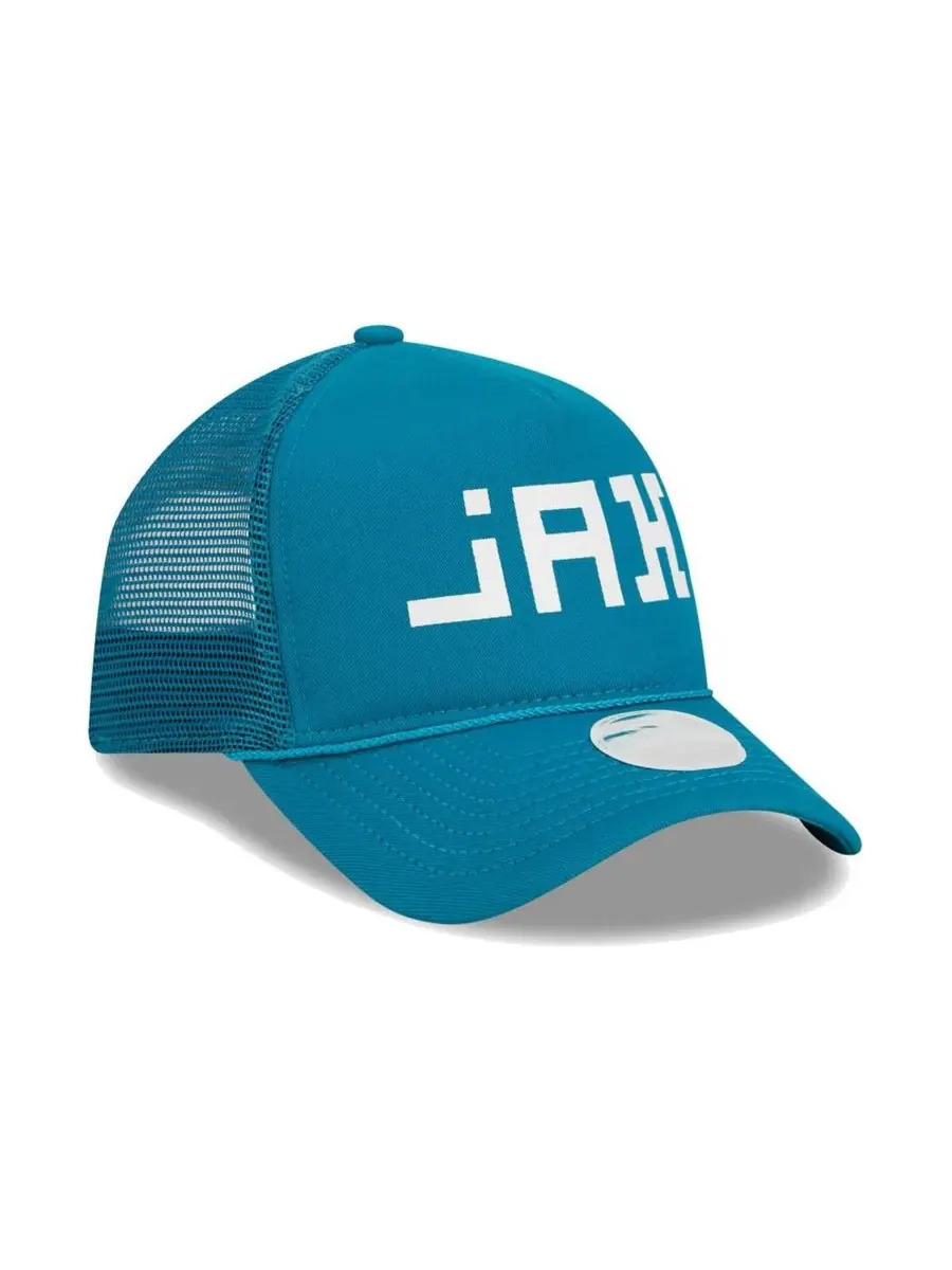 New Era Женская бирюзовая регулируемая кепка Jacksonville Jaguars McGee Trucker 9FORTY — изображение 3 из 4, бирюзовый