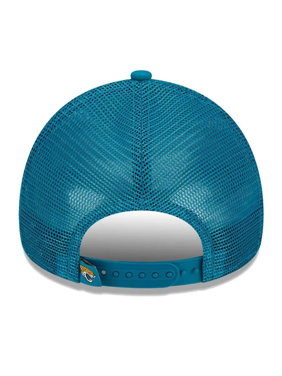 New Era Женская бирюзовая регулируемая кепка Jacksonville Jaguars McGee Trucker 9FORTY — изображение 4 из 4, бирюзовый