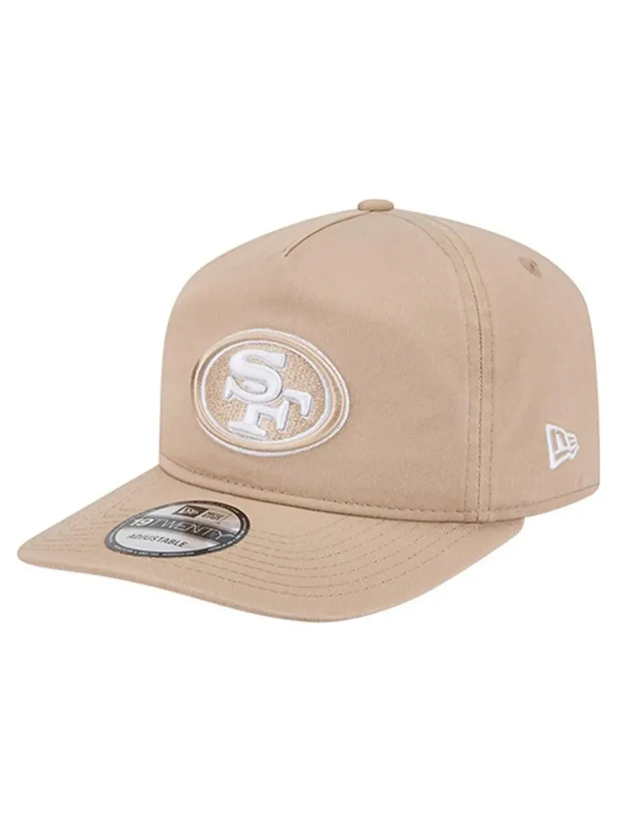 New Era Мужская регулируемая кепка San Francisco 49ers 19TWENTY бежевого цвета