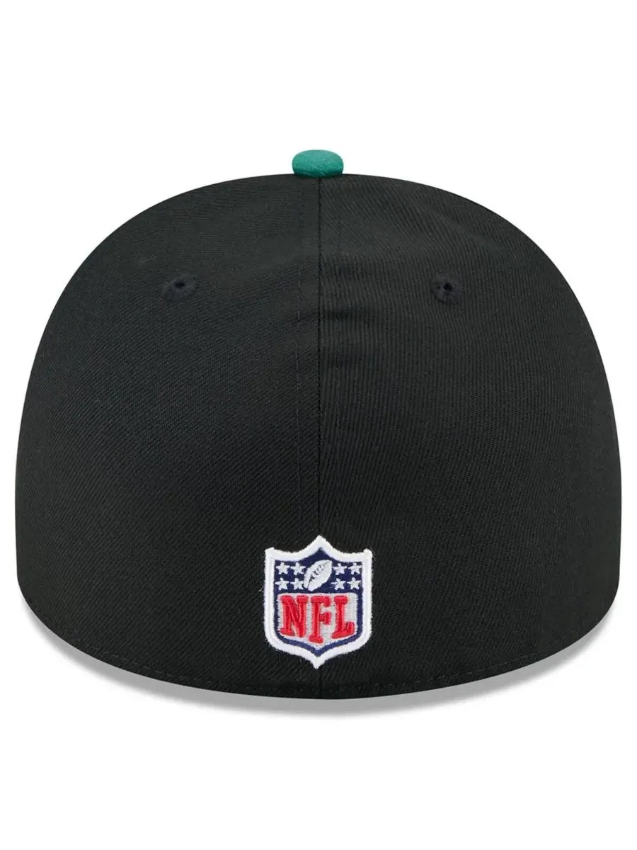 New Era Мужская кепка New York Jets 2025 NFL Draft On Stage A-Frame 59FIFTY — изображение 2 из 5, черный зеленый