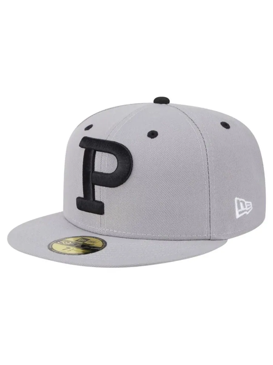 New Era Мужская серая кепка Portland Sea Dogs из аутентичной коллекции 59FIFTY