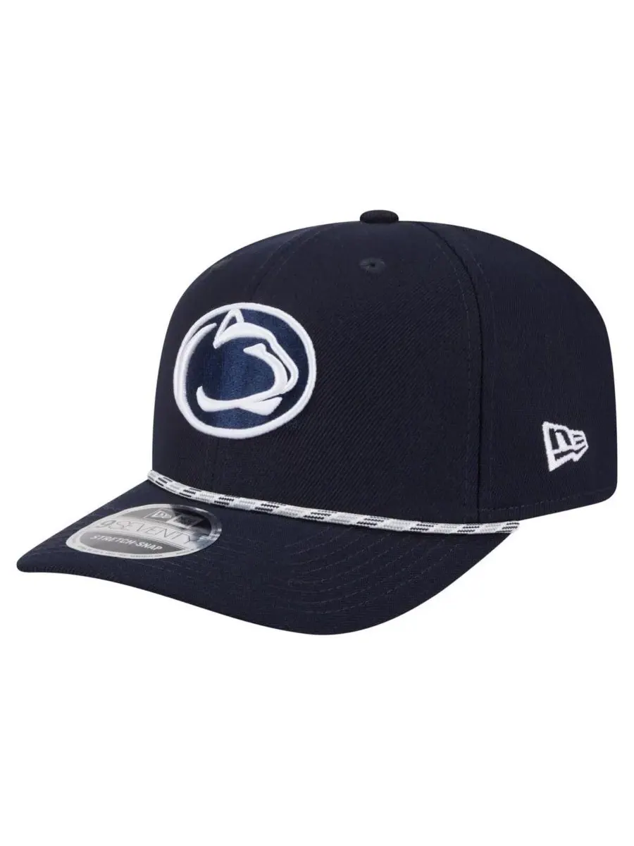 New Era Мужская темно-синяя кепка Penn State Nittany Lions Game Day Multi-Rope 9SEVENTY с