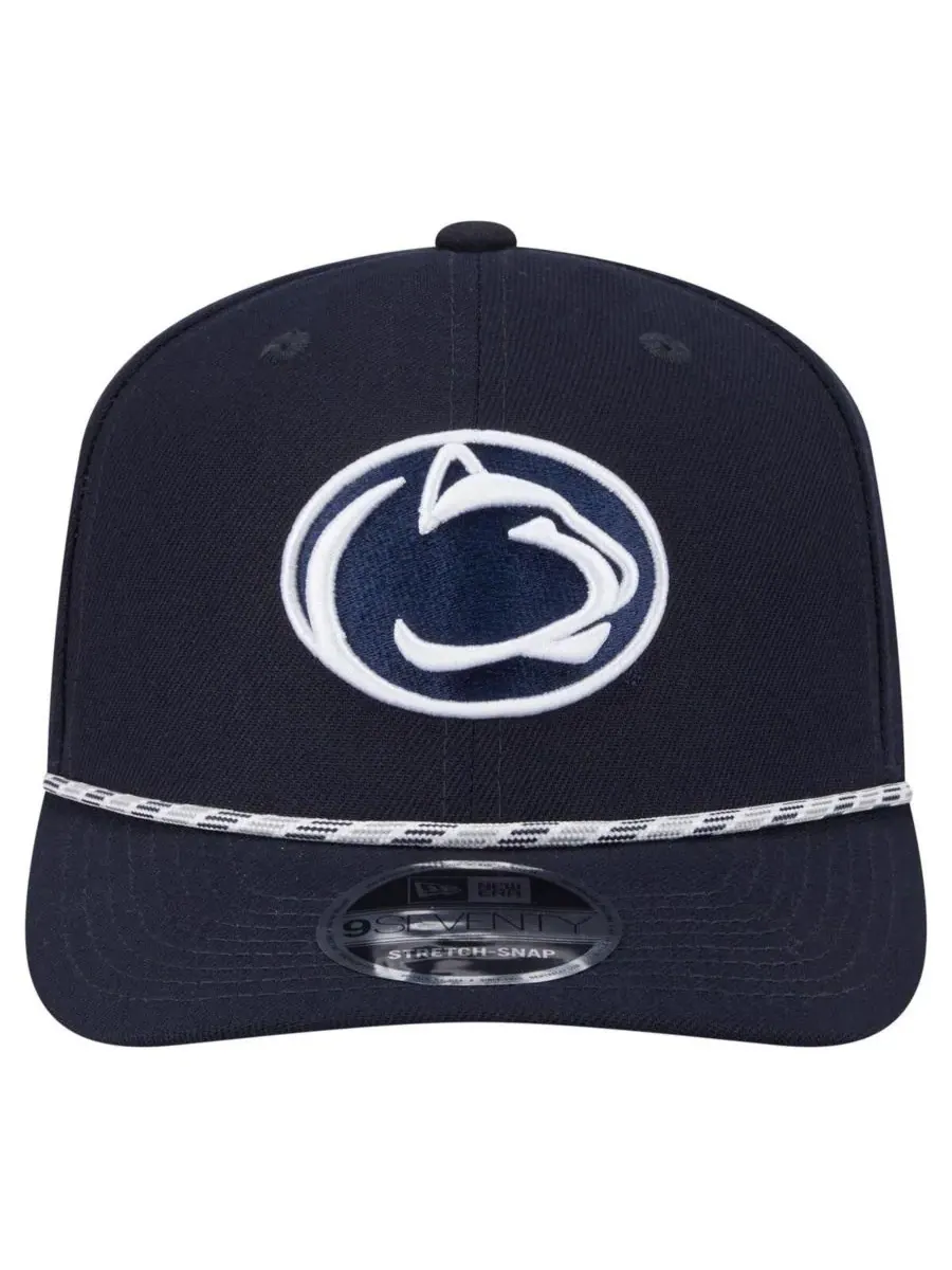 New Era Мужская темно-синяя кепка Penn State Nittany Lions Game Day Multi-Rope 9SEVENTY с — изображение 2 из 5, темно-синий
