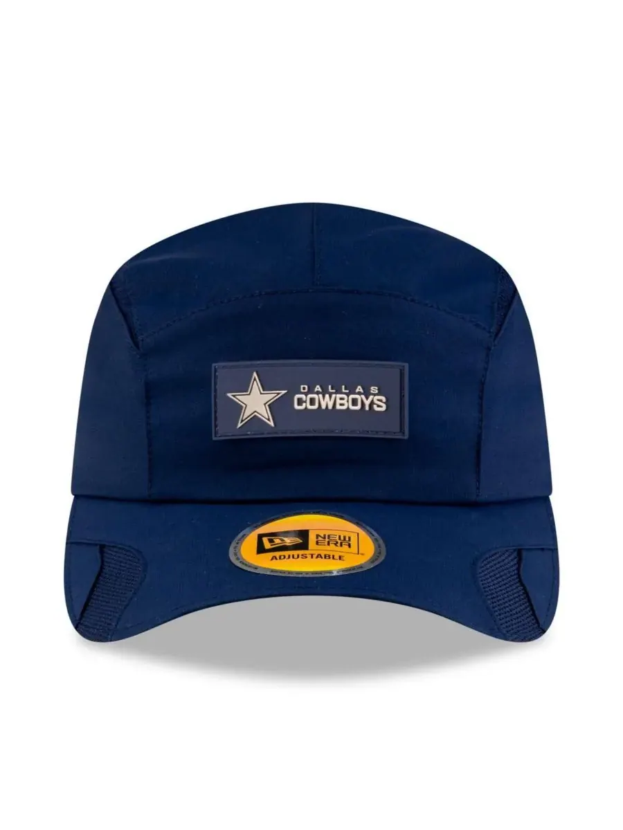 New Era Мужская темно-синяя регулируемая бейсболка Dallas Cowboys 2025 Sideline Runner — изображение 2 из 4, темно-синий