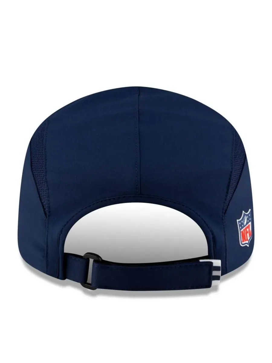 New Era Мужская темно-синяя регулируемая бейсболка Dallas Cowboys 2025 Sideline Runner — изображение 3 из 4, темно-синий