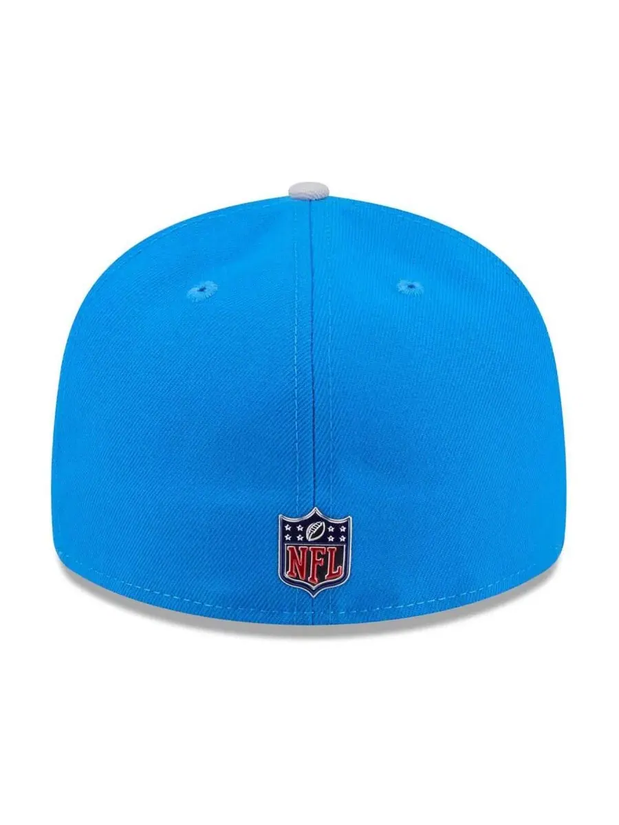 Кепка с высокой тульей и изогнутым козырьком Detroit Lions 2026 NFL Draft New Era — изображение 4 из 5, синий серебристый