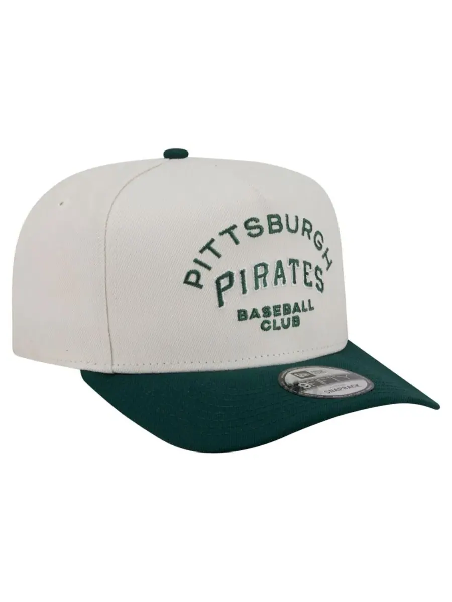 Кепка-снапбек с высокой тульей и вышивкой Chrome A-Frame 9FIFTY New Era — изображение 3 из 5, кремовый темный зеленый