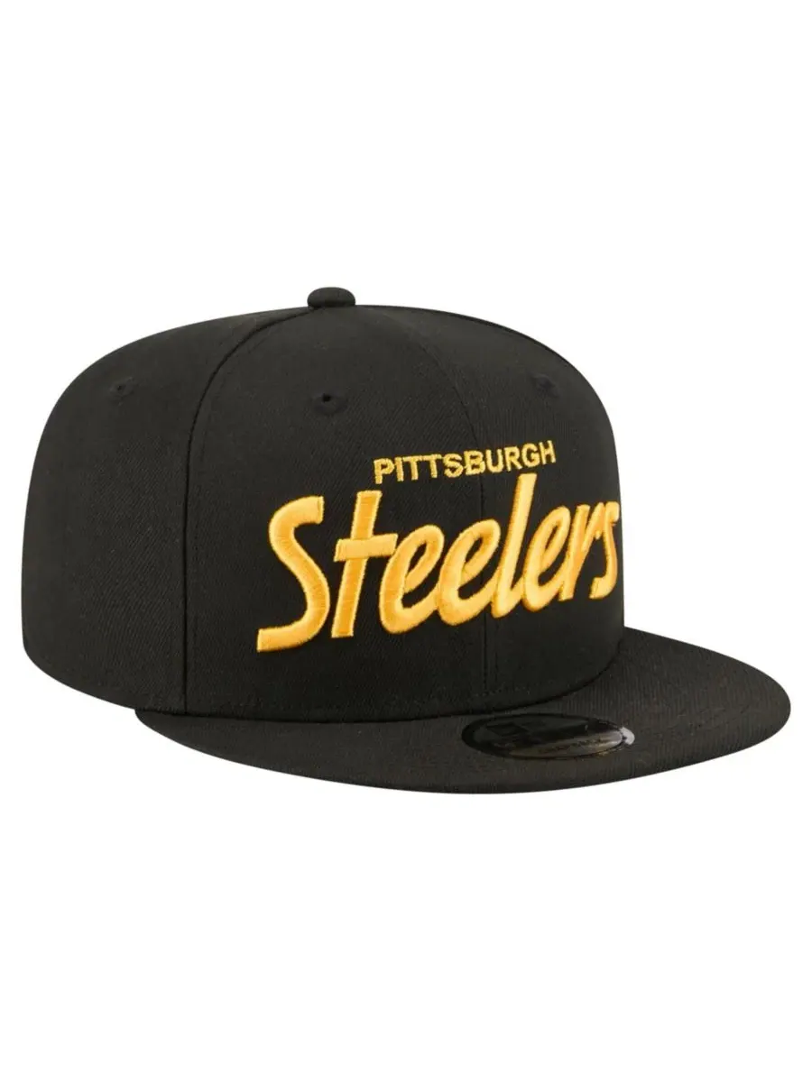 Бейсболка Pittsburgh Steelers с вышивкой New Era — изображение 4 из 5, черный
