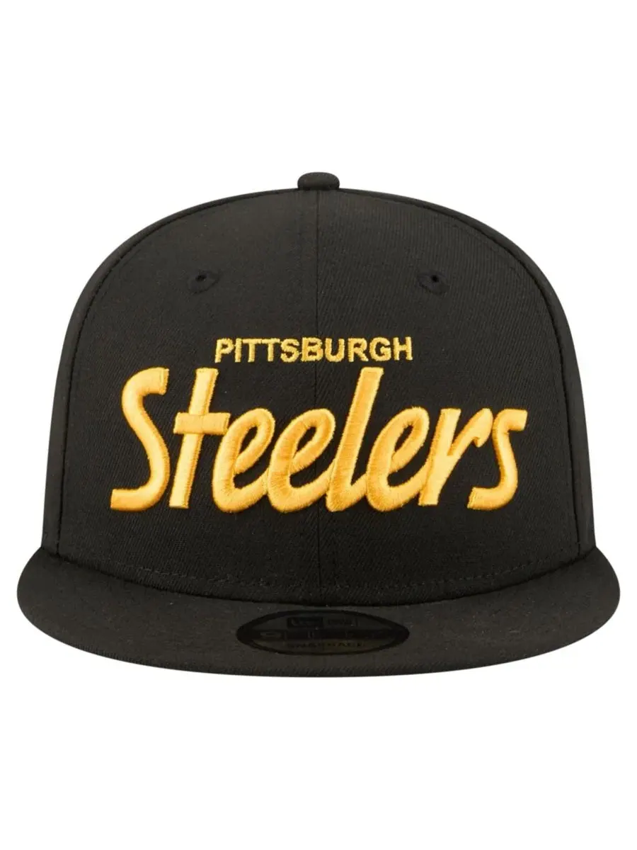 Бейсболка Pittsburgh Steelers с вышивкой New Era — изображение 5 из 5, черный