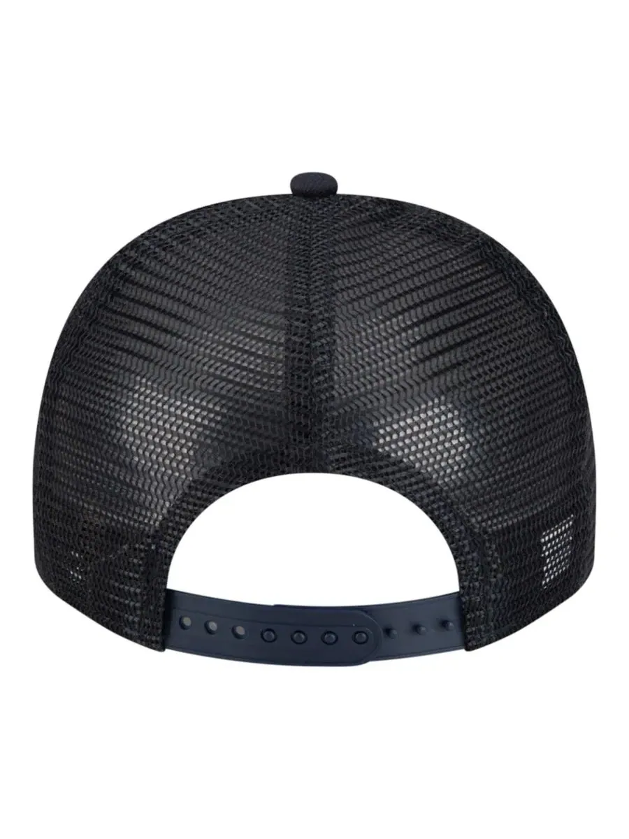 Кепка-снэпбек с принтом, модель Logo Fade A-Frame 9FIFTY New Era — изображение 3 из 5, темно-синий