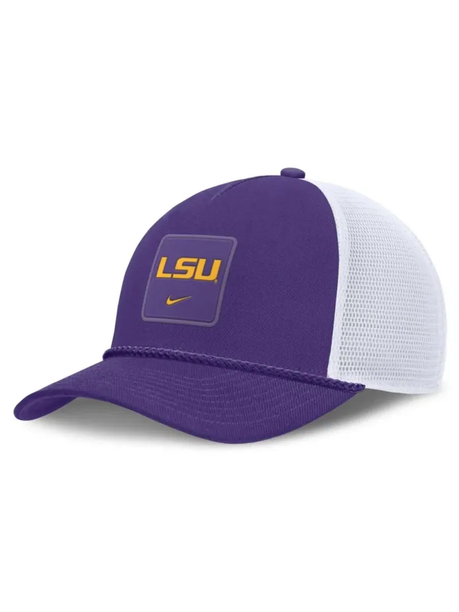 Бейсболка Nike LSU Tigers 2026 On-Field Gameday Rope Trucker