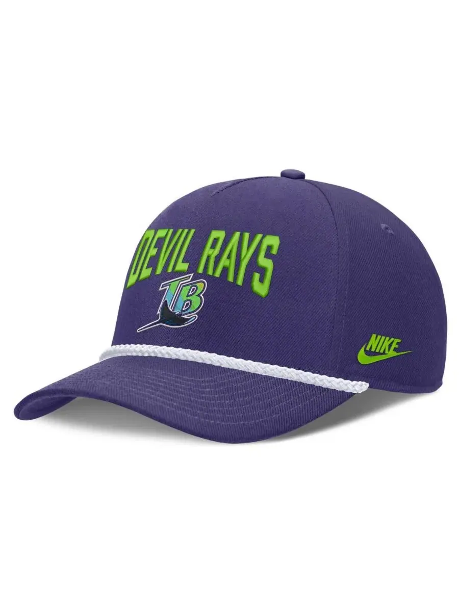Кепка Nike Cooperstown Rise с регулируемым размером, Tampa Bay Rays