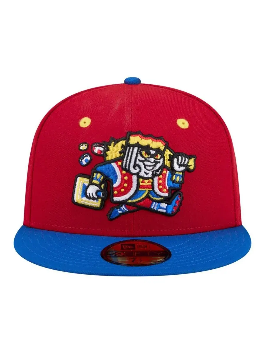 Кепка New Era 59FIFTY с вышивкой, Las Vegas Aviators Minor League Theme Nights — изображение 2 из 5, красный синий