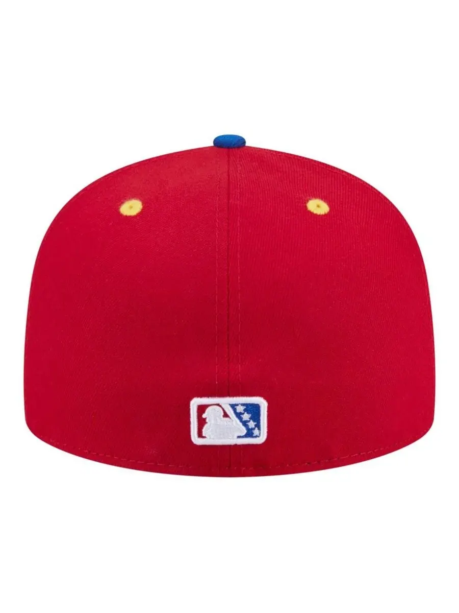 Кепка New Era 59FIFTY с вышивкой, Las Vegas Aviators Minor League Theme Nights — изображение 4 из 5, красный синий