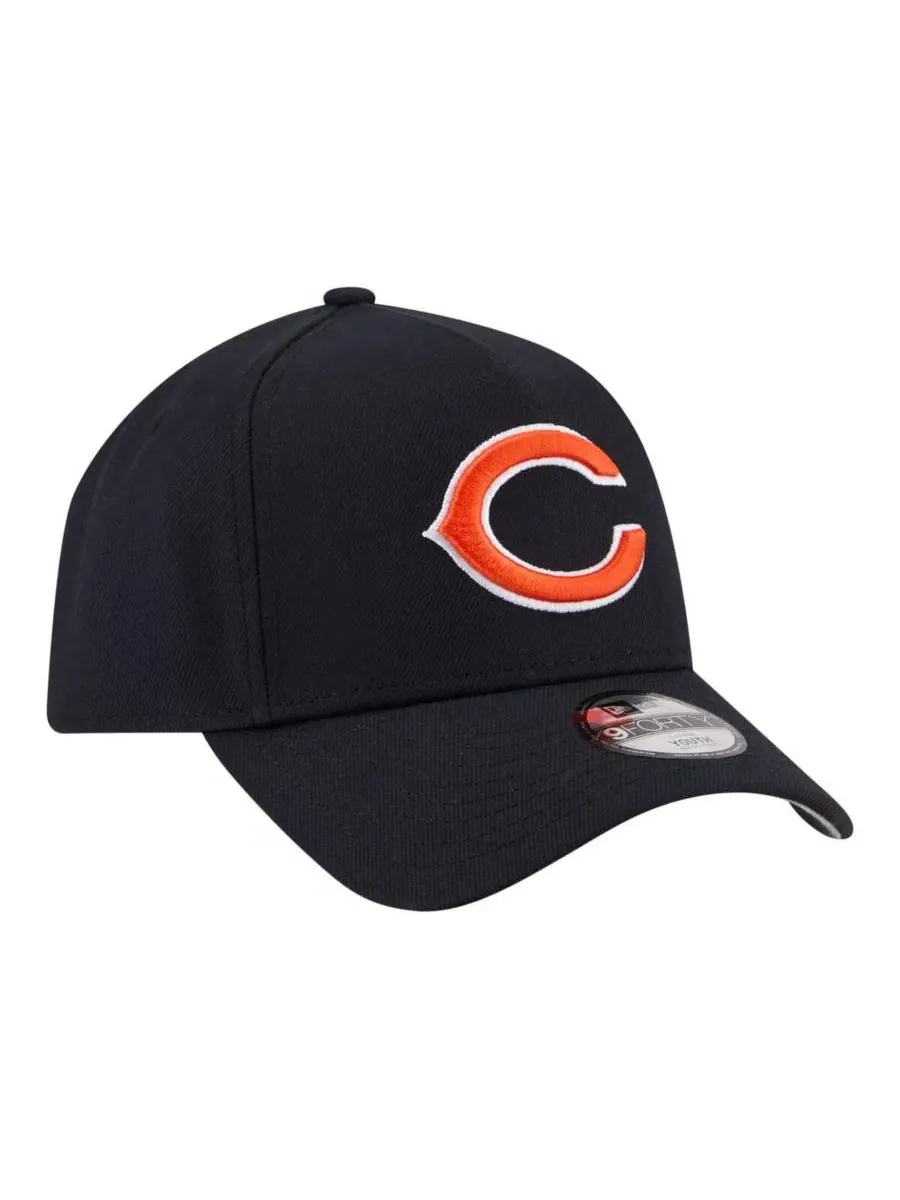 Кепка с изогнутым козырьком, с вышитым логотипом Chicago Bears New Era — изображение 3 из 5, темно-синий