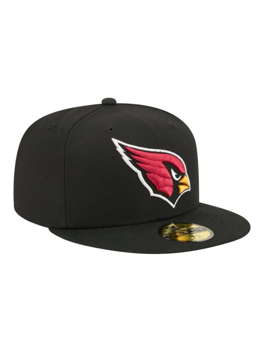 Кепка с высокой тульей и плоским козырьком Arizona Cardinals New Era — изображение 4 из 5, черный