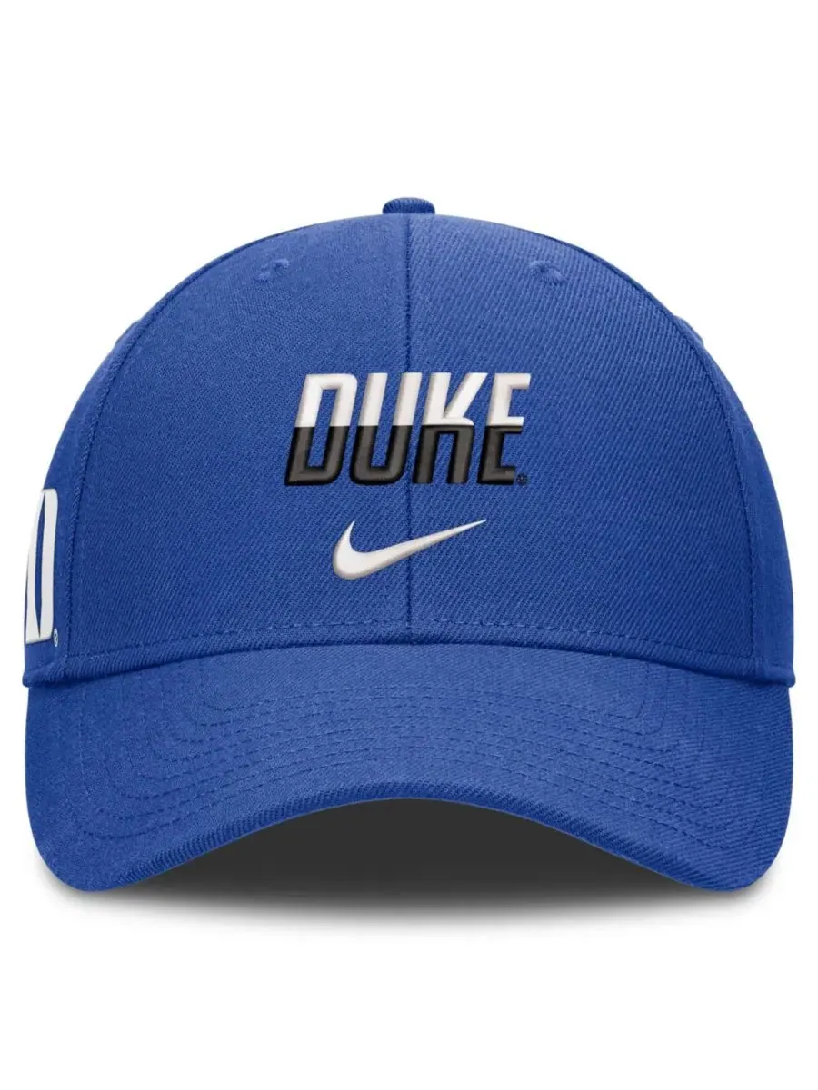 Кепка Duke Blue Devils 2026 On-Field Gameday Rise Adjustable Hat Nike — изображение 2 из 4, королевский
