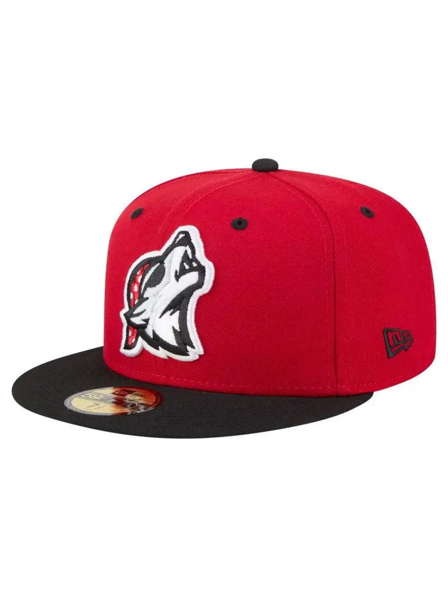 New Era Мужская красно-черная кепка Erie SeaWolves Authentic Collection 59FIFTY Fitted Hat