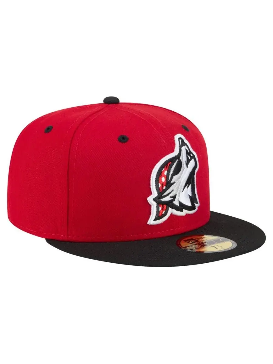 New Era Мужская красно-черная кепка Erie SeaWolves Authentic Collection 59FIFTY Fitted Hat — изображение 3 из 4