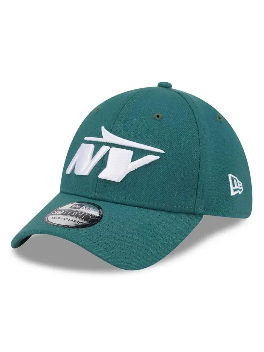 New Era Мужская зеленая кепка New York Jets NFL Standard 39THIRTY Flex Hat