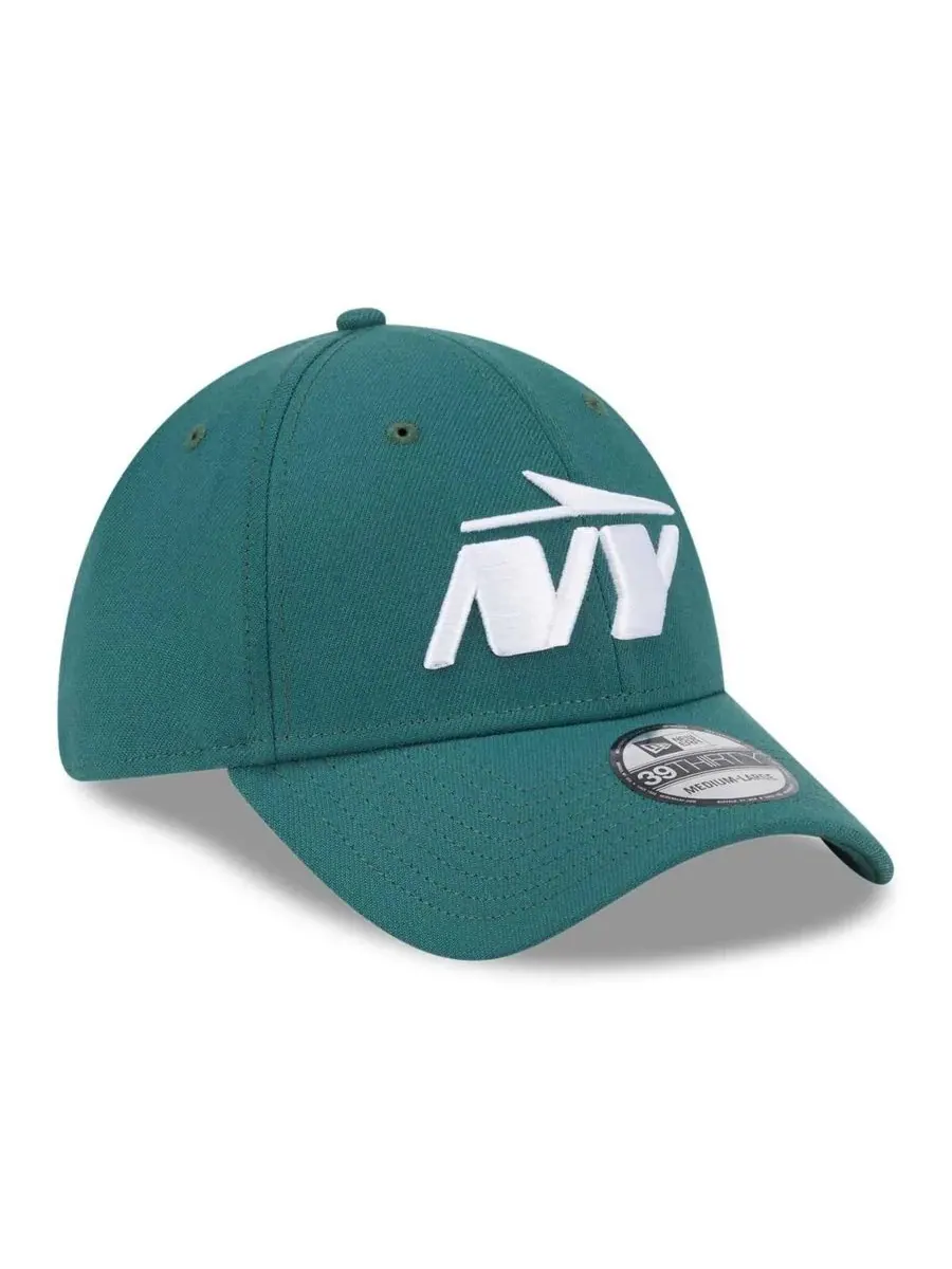 New Era Мужская зеленая кепка New York Jets NFL Standard 39THIRTY Flex Hat — изображение 2 из 4, зеленый