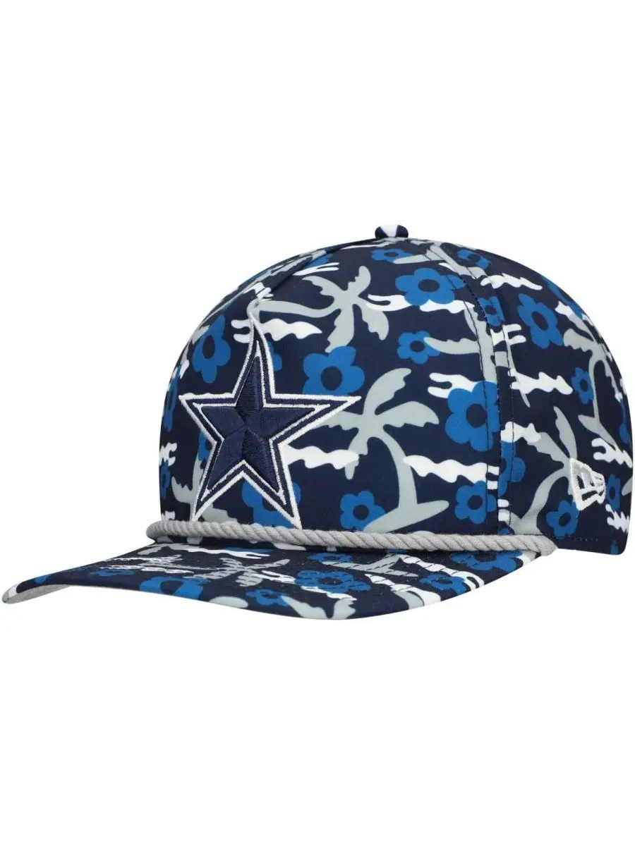 New Era Мужская темно-синяя бейсболка Dallas Cowboys Wakey Wakey Golfer Snapback