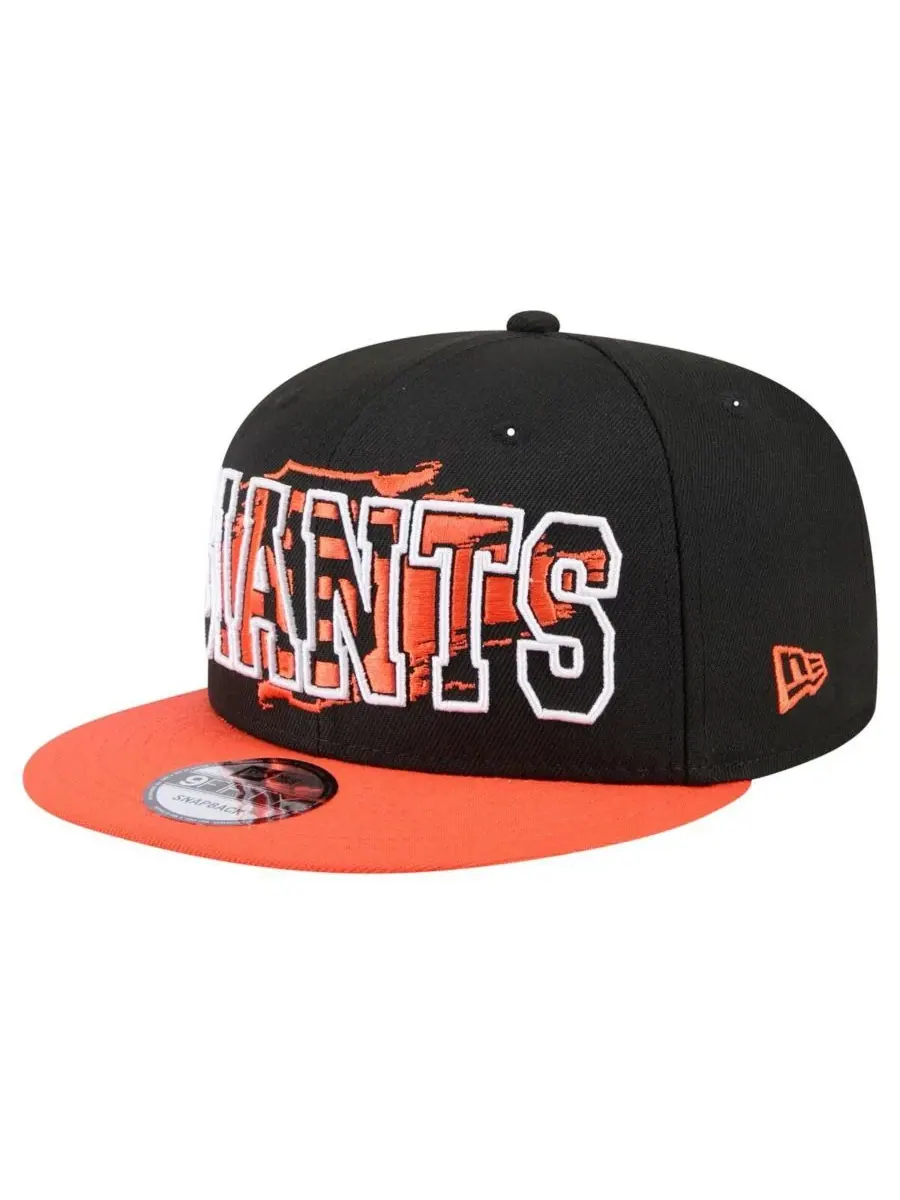 New Era Мужская черная кепка-бейсболка San Francisco Giants Splatter 9FIFTY с застежкой-регулятором