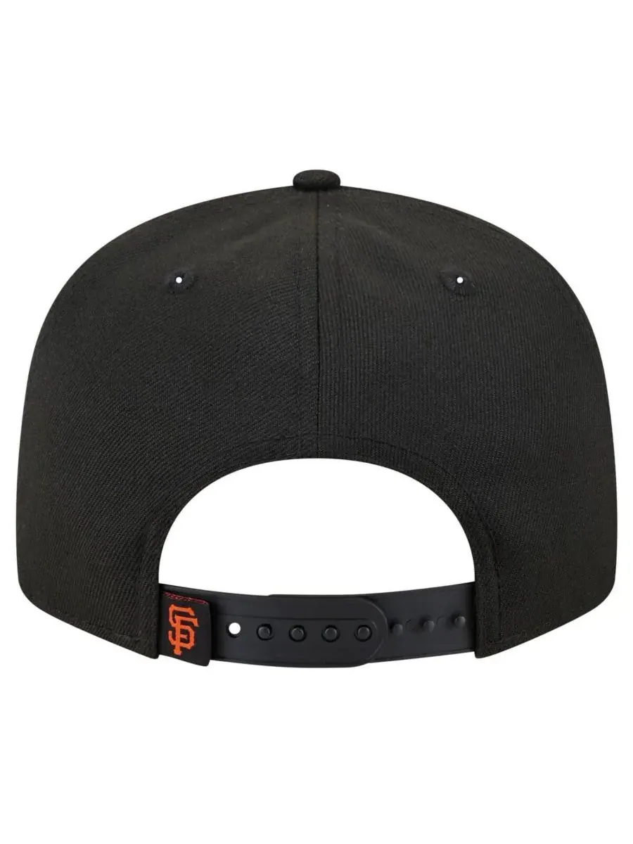 New Era Мужская черная кепка-бейсболка San Francisco Giants Splatter 9FIFTY с застежкой-регулятором — изображение 2 из 5