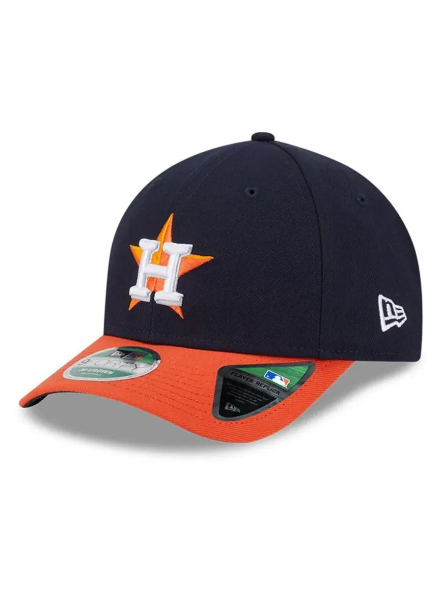 New Era Мужская темно-синяя бейсболка Houston Astros Player Replica 9FORTY с регулируемым размером