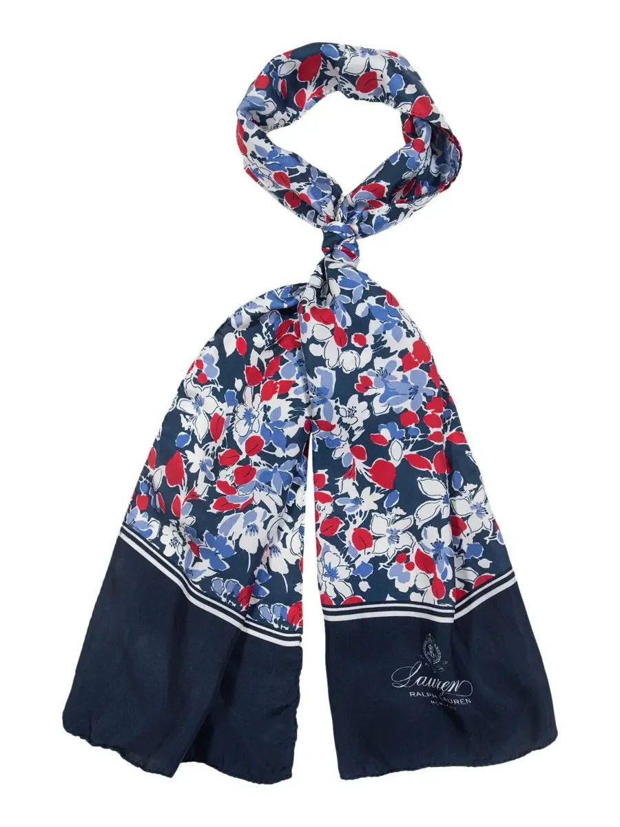 Небольшой продолговатый шарф с цветочным узором Lauren Ralph Lauren