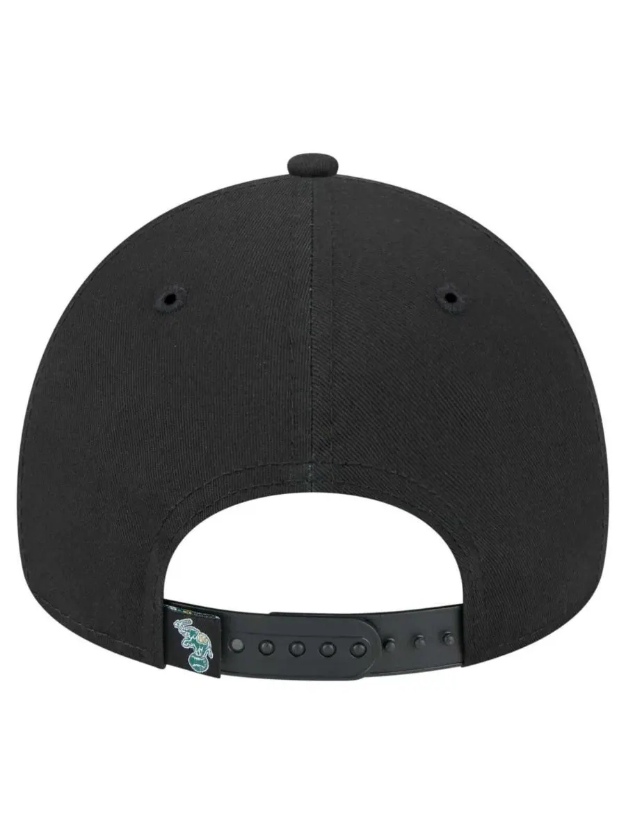 New Era Мужская черная регулируемая кепка Oakland Athletics 9FORTY A-Frame — изображение 3 из 5, черный