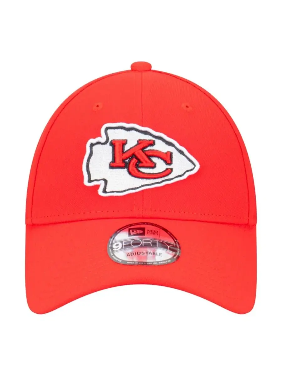 Кепка с вышитым логотипом Kansas City Chiefs New Era — изображение 2 из 3, красный