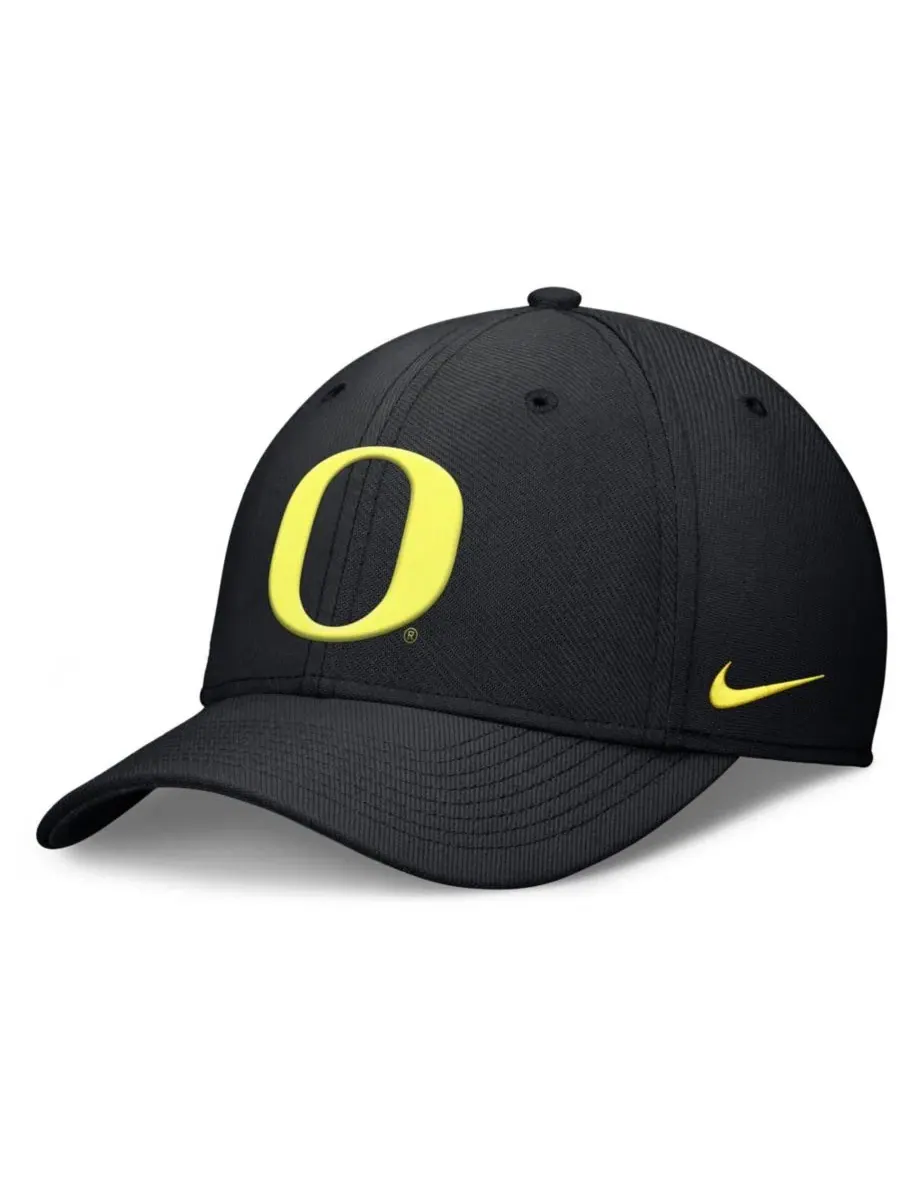 Кепка с вышивкой Oregon Ducks Rise SwooshFlex Dri-FIT Nike