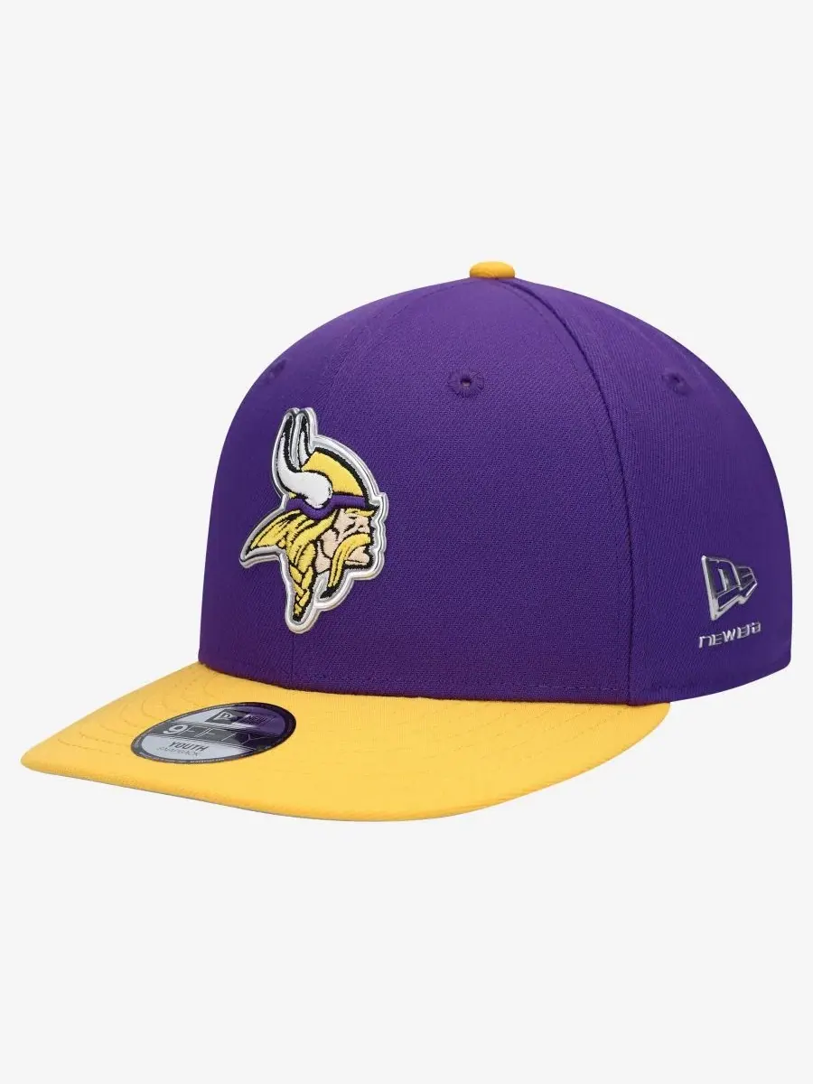 Кепка-снапбек New Era с вышитым логотипом Minnesota Vikings 2026 NFL Draft